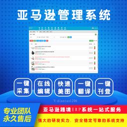 专注于亚马逊无货源ERP系统 开发定制、独立部署、贴牌与个性化服务